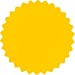 2 Inch Blank Embosser Seals - Gold (300 Pack)