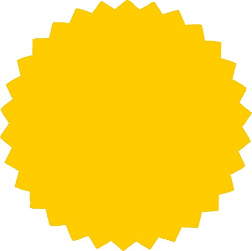 2 Inch Blank Embosser Seals - Gold (300 Pack)