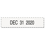 Trodat E4820 Trodat Economy Stamp, Dater, Self-Inking, 1 5/8 x 3/8, Black