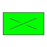 GX2212 Green Labels, 22x12mm, Crosscut, Fits Contact Label Guns 6.22, 7.22 & 8.22