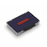 Trodat 6/57 2 Color, Blue/Red Replacement Pad, 2 PACK