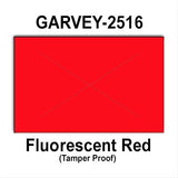160,000 Garvey Compatible 2516 Fluorescent Red General Purpose Labels to fit the G-Series 25-88, 25-99, 25-5, 25-10/10 Price Guns. Full Case + includes 20 ink rollers.